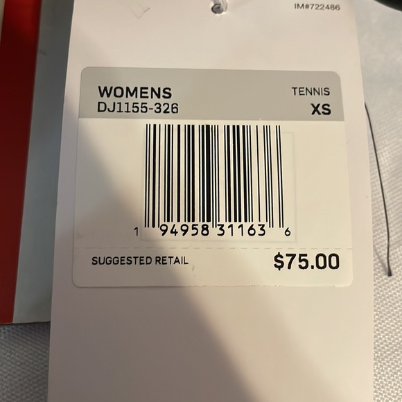 D02 Nike Serena Williams tennis dress extra small - Picture 3 of 3